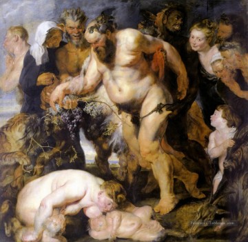  Rubens Peintre - Silène ivre baroque Peter Paul Rubens